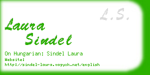 laura sindel business card